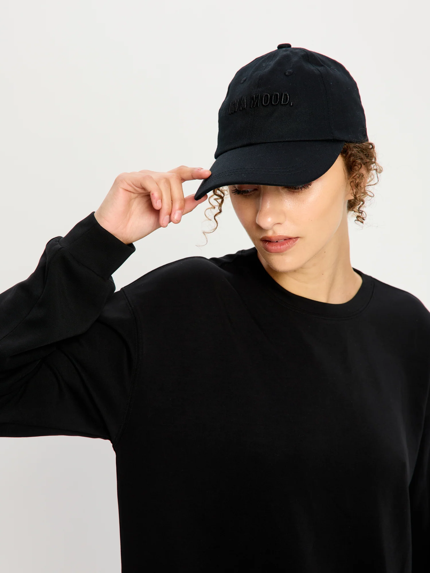 Basic Baseball Cap Black - Image 2