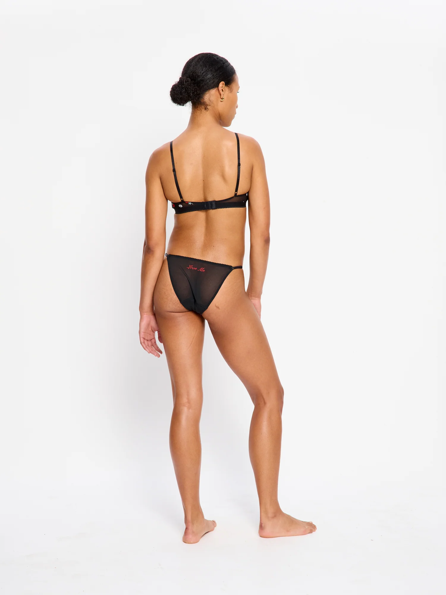 Intimates V Day Tanga Brief Light Black Rose - Image 6