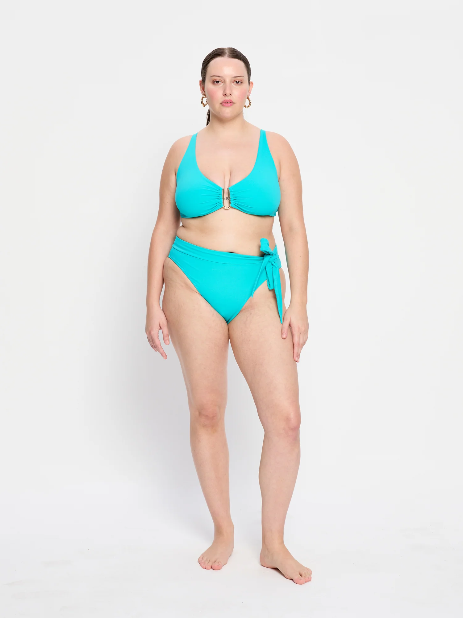 Molokai Swimwear Hi Waist Tie Bottom Super Ocean