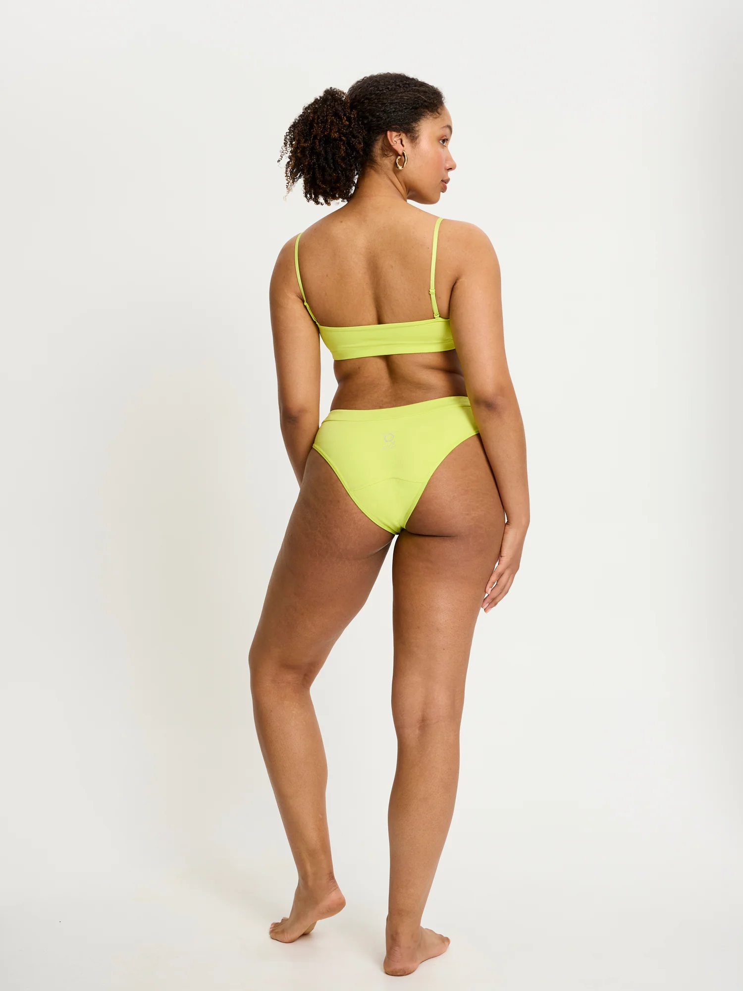 SmileyWorld® | Modibodi Cheeky Brief Moderate Acid Yellow - Image 3