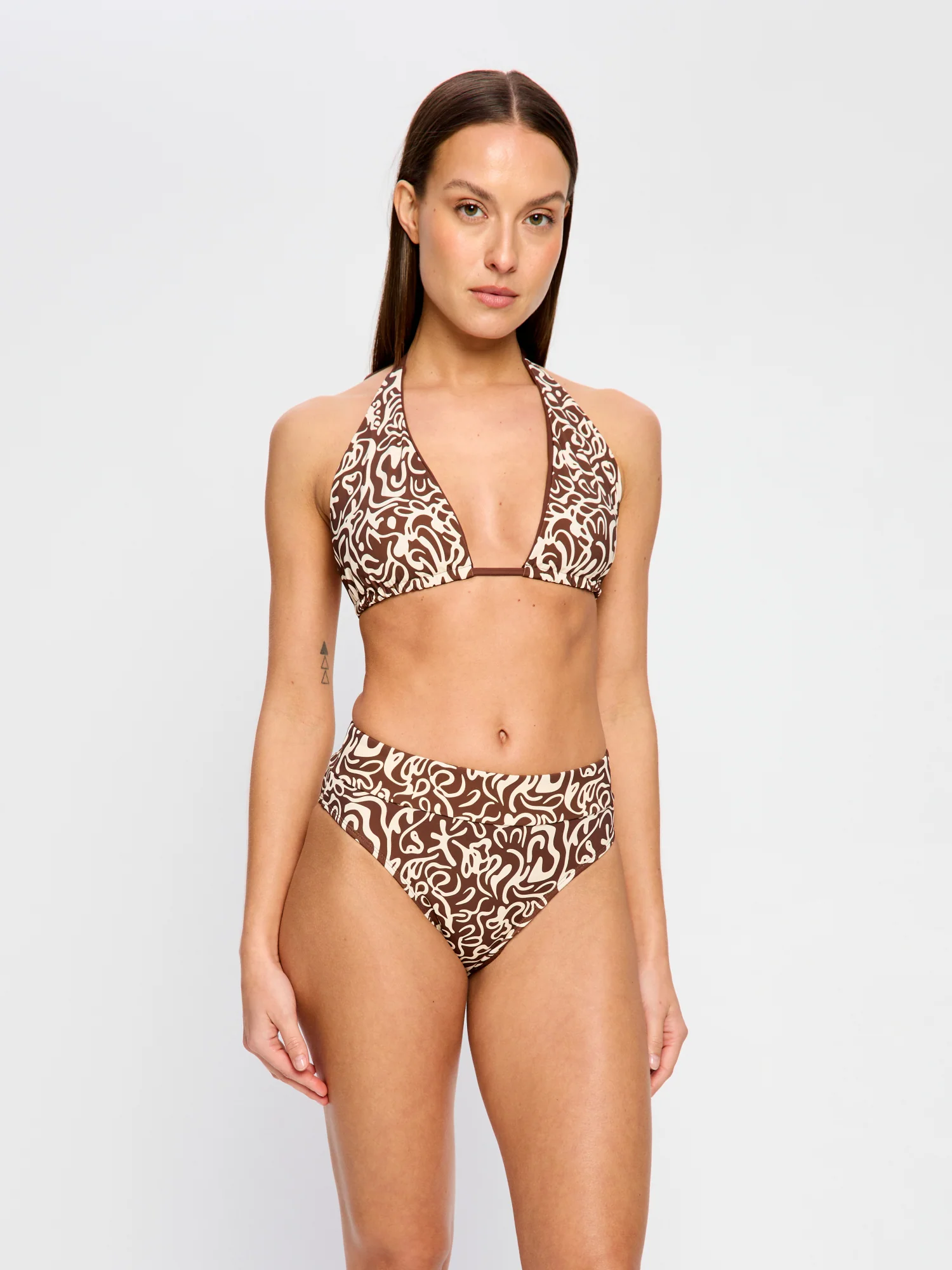 Swimwear Hi-Leg Bottom Light Sea Swirl - Image 2