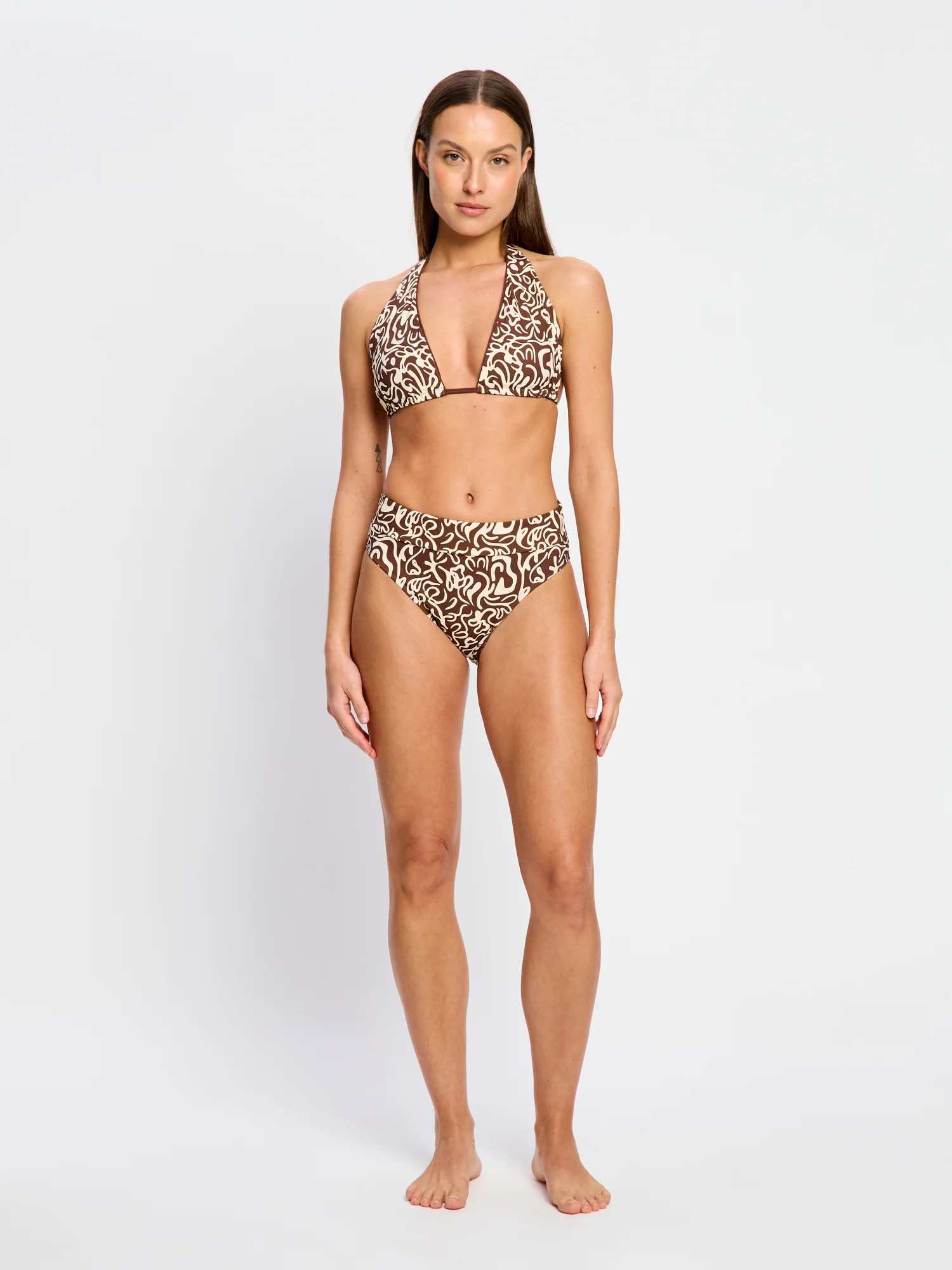 Swimwear Hi-Leg Bottom Light Sea Swirl - Image 6